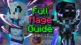 Full Mage Guide Part 1 Floors 15  Hypixel Skyblock [upl. by Novelc530]