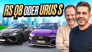 Krass 🤯❗️100000 € unterschied 💶Audi RS Q8 vs Lamborghini Urus S 🚀 Wert Kosten Leistung  Hamid [upl. by Fleisig]