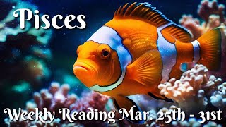 ♓︎Pisces  It’s Your Turn For This  Weekly Tarot Forecast March 25th  31st [upl. by Salina138]