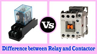 Contactor vs Relay  Difference between Relay and Contactor [upl. by Nwahsor264]