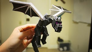 How to make a Paper Ender Dragon [upl. by Amekahs]