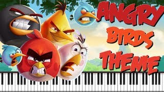 Synthesia Piano Tutorial Angry Birds  Theme Song [upl. by Aerdnas]