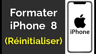 Comment réinitialiser un iPhone 8 formater iPhone 8 et remise à zéro [upl. by Pennington405]