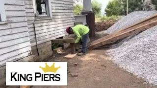 Foundation rebuild in Centerview [upl. by Saxon]