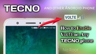 VoLTE Enable on Any TECNO phone How to Enable VoLTE on Any Android Phone [upl. by Akinas541]