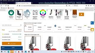 Erklärvideo FensterKonfigurator  Fenster nach Maß  Preis berechnen und kaufen  Videoanleitung [upl. by Nimad]