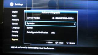 How to do a software update on the Samsung Bluray Player [upl. by Ripley319]