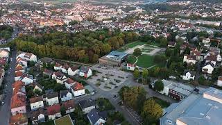 Aalen Deutschland Полет над городом drone dji dronelife djimini2 djimini3pro garten travel [upl. by Arbas556]