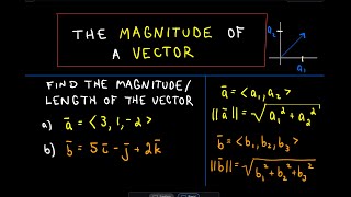 ❖ Vectors  Finding Magnitude or Length ❖ [upl. by Ducan]