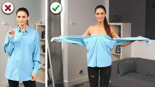 Hauche Deinen Alten Klamotten Mit Diesen 12 DIY Mode Hacks Neues Leben Ein [upl. by Diogenes]