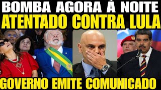 Bomba ATENTADO CONTRA LULA AGORA PGR SE PRONUCIA PLANO CRIMINOSO FOI DESCOBERTO POR TARCÍSIO SP [upl. by Htur]