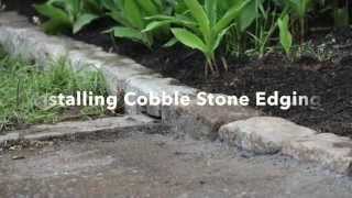 Installing Cobblestone Edging Article intro  See link in description [upl. by Shornick858]