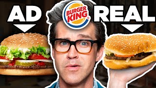 Fast Food Ads vs Real Life Food Test [upl. by Saitam]