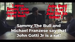 Sammy The Bull amp Michael Franzese say John Gotti Jr is a rat Sitdown Episode 2 Review [upl. by Pendergast990]