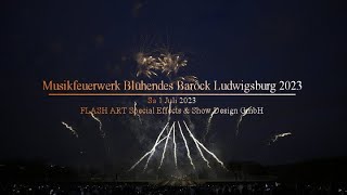 Musikfeuerwerk Blühendes Barock Ludwigsburg 2023 4K HDR uncut [upl. by Eelaras]