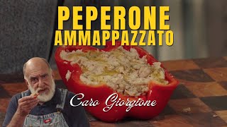 Peperone crudo ripieno di tonno capperi e alici [upl. by Fredelia173]