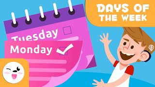 Days of the week for kids  What are the days of the week  Learn new words in English [upl. by Anippesuig]