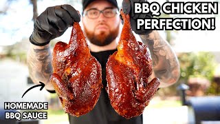 How To Make PERFECT BBQ Chicken w Homemade Sauce [upl. by Cassey]