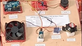 Lpg gas leakage detection with auto turn off using aurdino minor project in electrical engineering [upl. by Ollecram848]