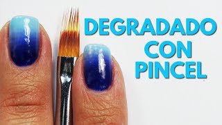 Degradé pincel Rake  Esmaltado en gel [upl. by Ynor]