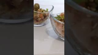 verrine de saumon fumé 😋⁉️ recette food viralvideo verrine saumon entrée salade recipe fyp [upl. by Caruso]