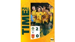 Matildas win over China PRC second international friendly [upl. by Adni542]