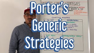 Porters Generic Strategies  A Level Business Revision [upl. by Atile]