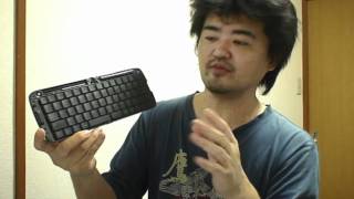 Bluetooth mobile keyboard for iPhone  iPad モバイル折りたたみキーボード [upl. by Hserus537]