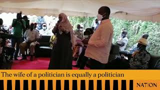 Suna East MP Junets wife who is of Somali origin wows crowd with her mastery of Dholuo language [upl. by Barnebas]