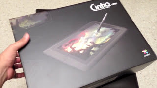 Wacom CintiQ 13HD Unboxing [upl. by Anaitsirc]