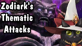 Zodiarks Thematic Attacks in the Dark Inside FFXIV [upl. by Berlauda]