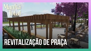 Praça do Fórum em Ituiutaba é revitalizada  MANHÃ TOTAL [upl. by Eednyl]