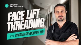 Face Lift Threading I DrÇağatay Güngörsün I Estetik International [upl. by Aihtnyc970]