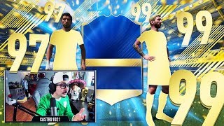 99 TOTS MESSI AND 97 TOTS SUAREZ IN PACKS NO WAY FIFA 17 [upl. by Mclain]