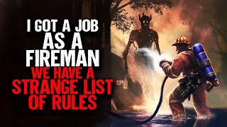 I got a Job as a Fireman We have a STRANGE List of RULES [upl. by Varrian581]