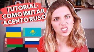 ¿CÓMO IMITAR ACENTO RUSO ESLAVO 🤓Tutorial de Iryna Fedchenko  Ucraniana habla español [upl. by Flannery]