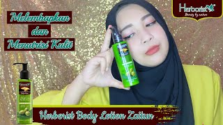 REVIEW HERBORIST BODY LOTION ZAITUN  MELEMBAPKAN DAN MENUTRISI KULIT  YULIA ELFRIDA [upl. by Airod]