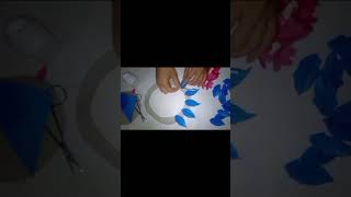 কাগজের craft ফুল diy কাগজ art রঙ্গিন papercraft wallhanging paper [upl. by Elletse]