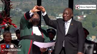 South Africa President Cyril Ramaphosa Sworn in for a second term [upl. by Ardnusal]