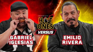 Gabriel Iglesias vs Emilio Rivera  Hot Ones Versus [upl. by Ajad]