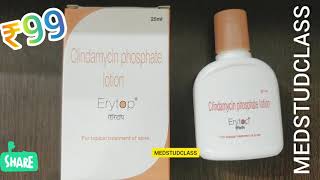 ERYTOP CLINDAMYCIN LOTION acne pimples cream [upl. by Robins]