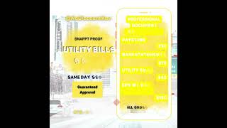 SNAPPT PROOF UTILITY BILLS  4704857189 [upl. by Ahsinor927]