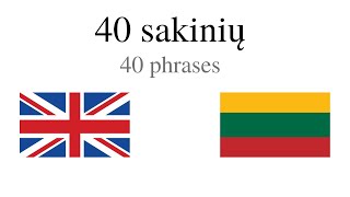 40 sakinių  Anglų kalba  Lietuvių kalba  Šnekame Pas Daktarą [upl. by Oesile648]