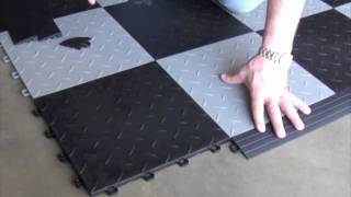 Interlocking Floor Tiles  Installing [upl. by Ardin]