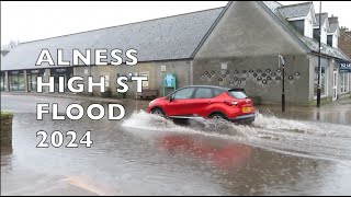 Alness High Street Flood 2024 [upl. by Landmeier]