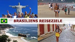 Brasilien  Die schönsten Reiseziele amp Strände [upl. by Ailad]