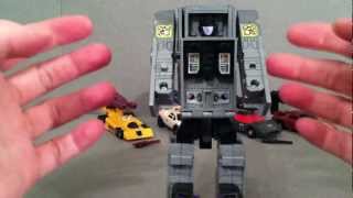 Menasor  Stunticons  1985 G1 Transformer Review [upl. by Fallon]