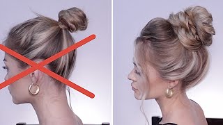 THIS MESSY BUN TUTORIAL WILL CHANGE YOUR LIFE [upl. by Wilkison]