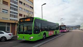 Passage des Mercedes Citaro C2 1931 2135 amp 2034 du Citelis Line 0610 et Citaro C2 G 2151 [upl. by Arteid]