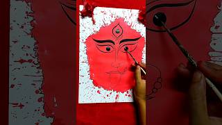 Maa Kali Spill Art With Alta maakali spillart alta creation [upl. by Nnylyar]